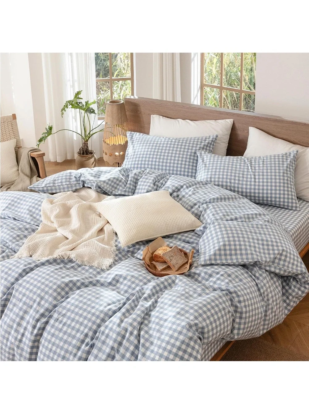 Moomee gingham duvet